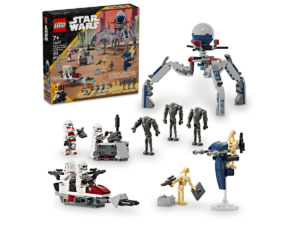 LEGO Zestaw bitewny z żołnierzem armii klonów i droidem bojowym 75372