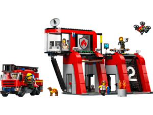LEGO Remiza strażacka z wozem strażackim 60414