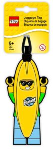 lego banana guy luggage tag 5005580