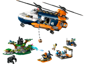 LEGO Helikopter badaczy dżungli w bazie 60437