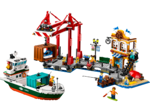LEGO Nadmorski port ze statkiem towarowym 60422