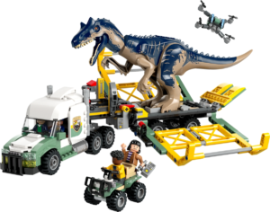LEGO Dinomisje: ciężarówka do transportu allozaura 76966