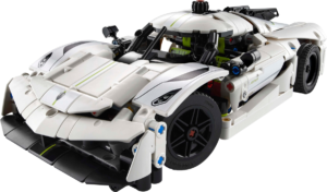 LEGO Biały hipersamochód Koenigsegg Jesko Absolut 42184