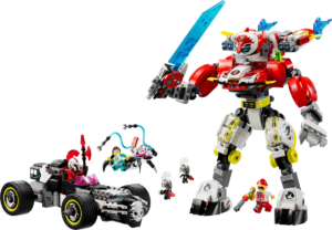 LEGO Tygrysi mech Coopera i hot rod Zero 71497