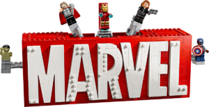 LEGO Logo MARVEL z minifigurkami 76313