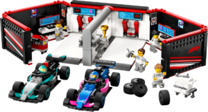 LEGO F1 Garaż i bolidy Mercedes-AMG i Alpine 60444